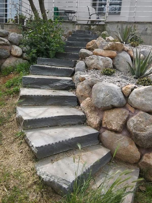 Garden Stone Steps